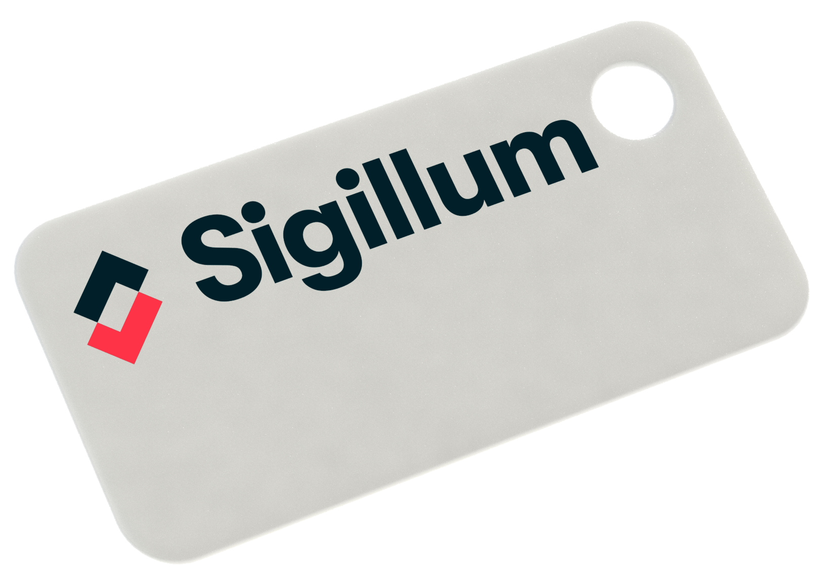 Sigillum smart packaging security tags - batteryless NFC authentication devices with colorful branding for anti-counterfeiting protection