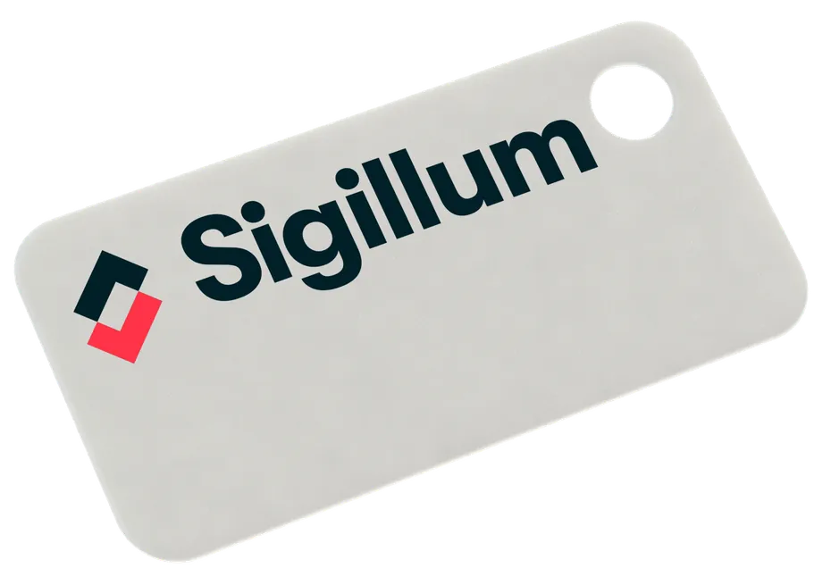 Tag di sicurezza Sigillum per il packaging intelligente - dispositivi di autenticazione NFC senza batteria, con grafica colorata, per la protezione contro la contraffazione